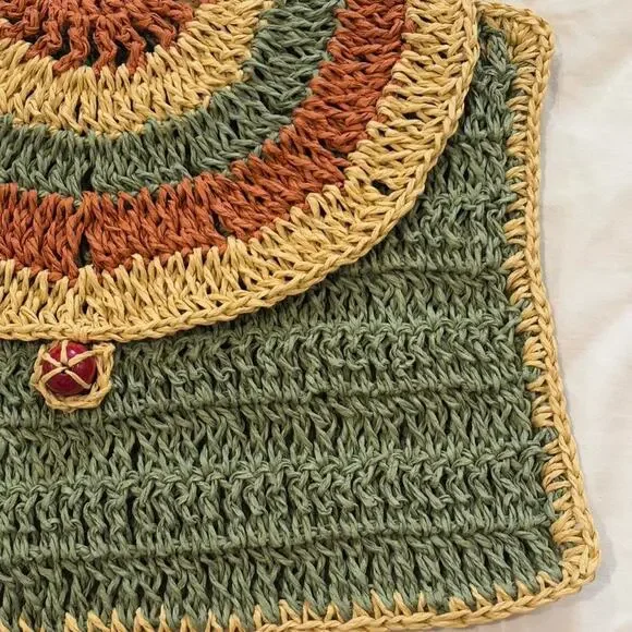 Multicoloured Crochet Handmade Handbag - Picture 4 of 7